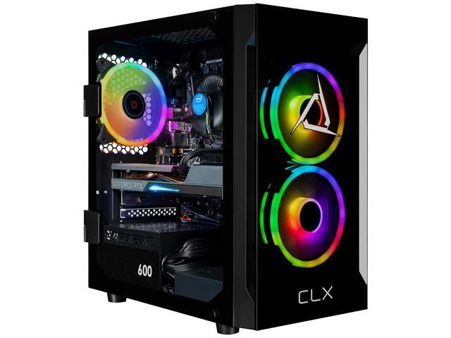 CLX Gaming Desktop - Intel Core i5 14400F 2.5GHz 10-Core Processor, 16GB DDR5 Memory, GeForce RTX 4060 8GB GDDR6 Graphics 1TB NVMe M.2 SSD, WiFi,...