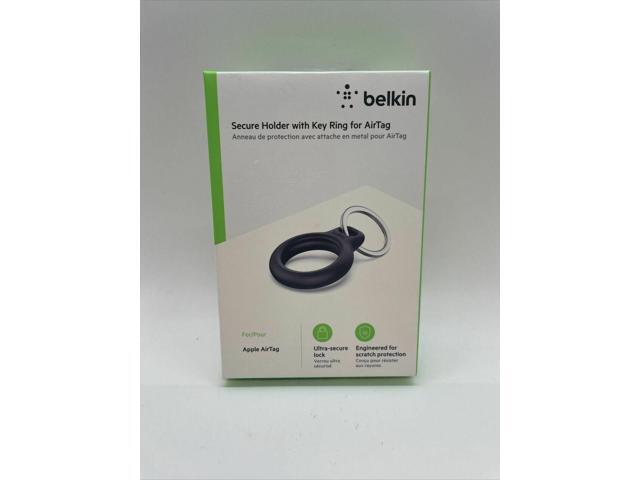 Belkin - Secure Holder with Key Ring for Apple Airtag - Black - image 3