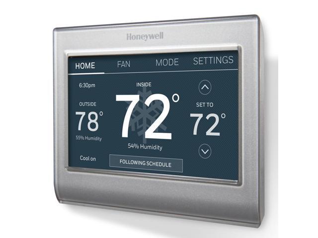 Honeywell Home - Smart Color Thermostat with Wi-Fi Connectivity - Silver - image 4