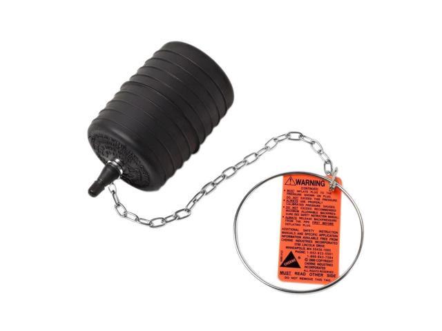 CHERNE 270040 Test Ball Plug,Pneumatic,Size 4 In