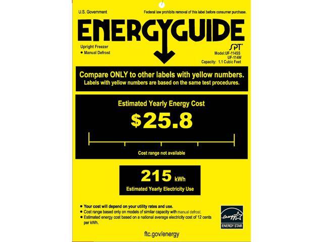 1.1 cu. ft. Upright Freezer in Stainless Steel Energy Star