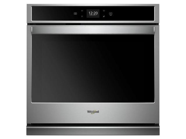 Whirlpool Smart Self Cleaning Single Electric Wall Oven (Stainless Steel) (Actual 30-in) WOS51ECOHS photo
