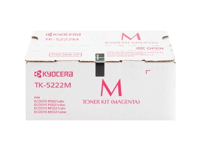 Kyocera TK5222M Genuine OEM 1T02R9BUS1 Magenta Toner Cartridge - 12K Yield