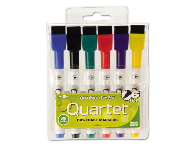 Quartet ReWritables Dry-erase Markers w/Magnet