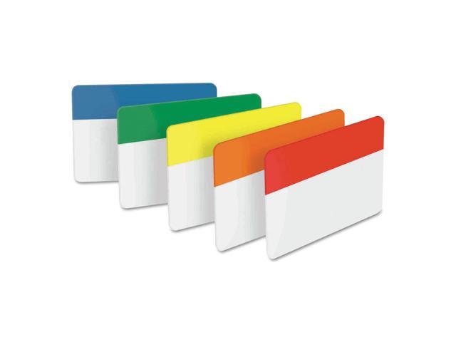 3M Post-it Durable Color Bar Flat File 2' Tabs