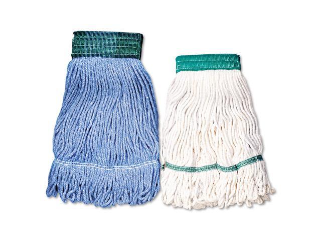 Boardwalk Super Loop Wet Mop Head Cotton/Synthetic Large Size Green 503GNEA