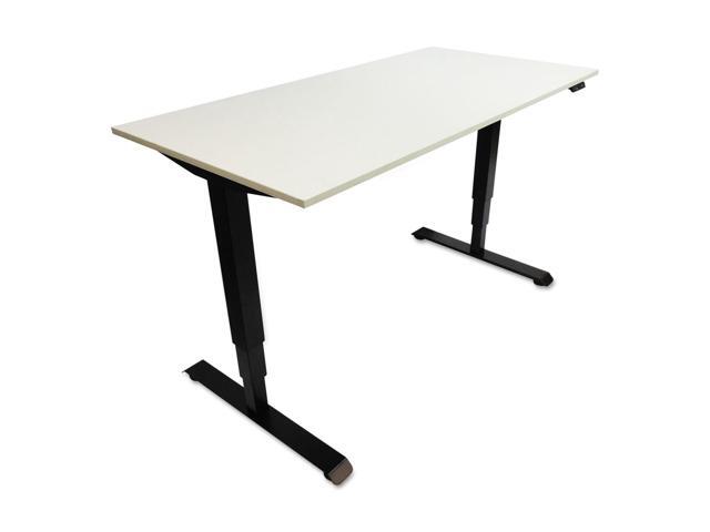 3-Stage Electric Adjustable Table Base w/Memory Controls, 25' to 50 3/4'H, Black