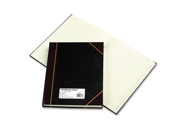 Texthide Record Book, Black/burgundy, 300 Green Pages, 10 3/8 X 8 3/8