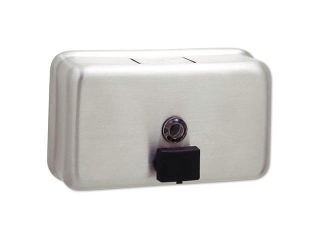 Bobrick ClassicSeries Surface-Mounted Liquid Soap Dispenser Horizontal 40 oz Metal 2112