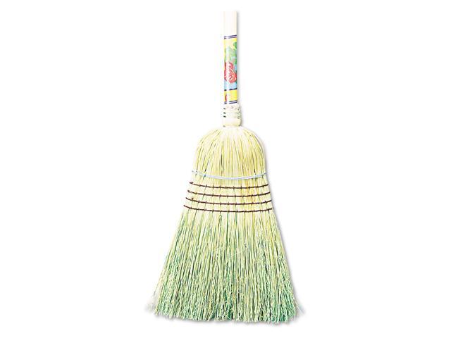 Boardwalk Warehouse Broom Corn Fiber Bristles 42' Wood Handle Natural 932CEA