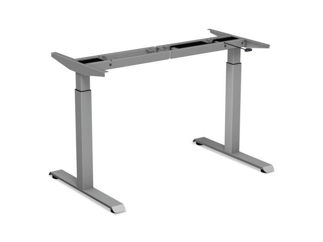 2-Stage Electric Adjustable Table Base, 27 1/4' to 47 1/4' High, Black