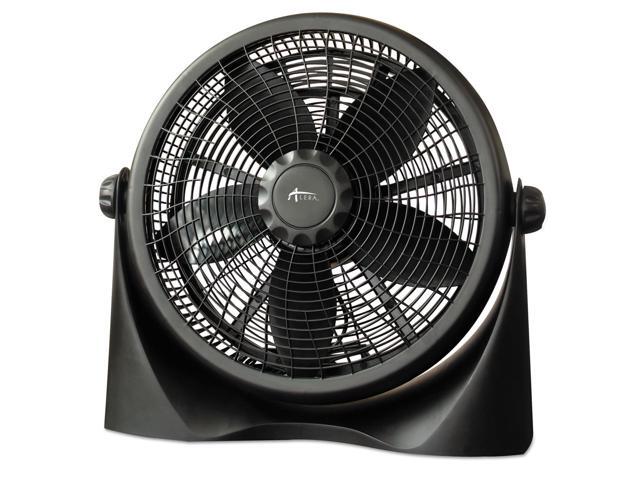 Alera 16' Super-Circulation 3-Speed Tilt Fan Plastic Black FAN163