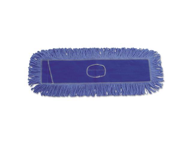 Boardwalk Mop Head Dust Looped-End Cotton/Synthetic Fibers 24 x 5 Blue 1124