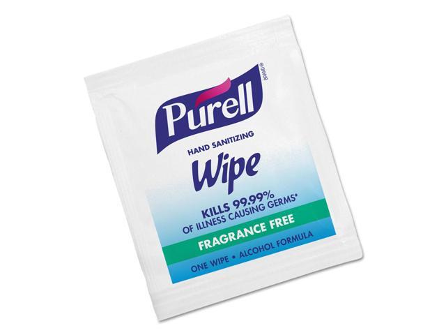 Gojo - 9113-06 - Sanitizing Hand Wipes, 6 x 6 3/4, White, 270/Canister - QTY 1 Canister