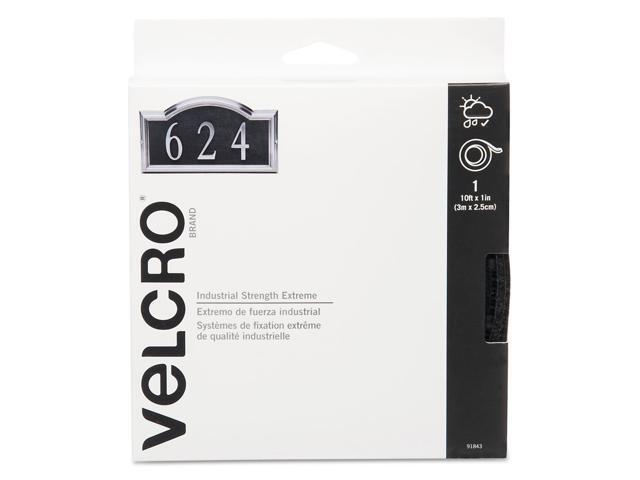 Velcro Extreme Fasteners 1' x 10 ft Black 1 roll 91843