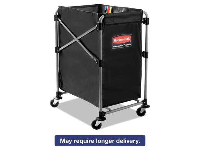 Rubbermaid Commercial Collapsible X-Cart Steel Four Bushel Cart 20 1/3w x 24 1