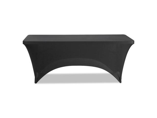 iGear Fabric Table Cover Polyester/Spandex 30 x 72 Black 16521