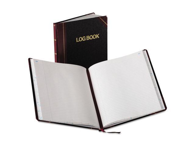 Boorum & Pease Log Book Record Rule Black/Red Cover 150 Pages 10 3/8 x 8 1/8 G21150R
