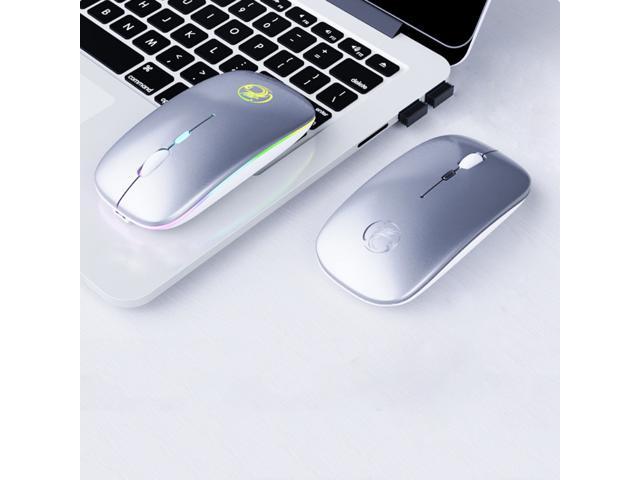 axGear Mouse Wireless Computer Bluetooth 5.0 USB Rechargeable Silent Ergonomic Mice