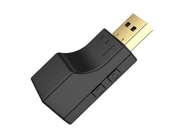 USB Bluetooth Adapter Dongle 5.0 Wireless Bluetooth Transmitter Receiver Support Laptop Computer Desktop - axGear
