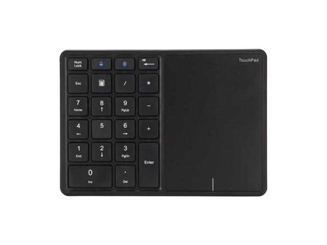 Rechargeable Numeric 22 keys Keypad With Touchpad Bluetooth 2.4G Wireles - axGear
