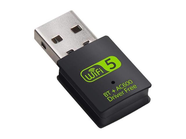 USB WiFi Bluetooth Adapter 600Mbps Dual Band 2.4/5Ghz Wireless Network Receiver - axGear