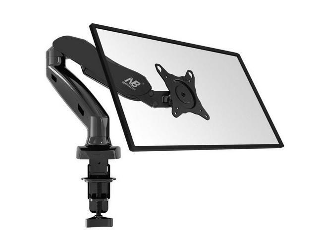 Swing Arm LCD Desktop Desk Mount Computer Monitor 17 to 27 Inch POS Pole