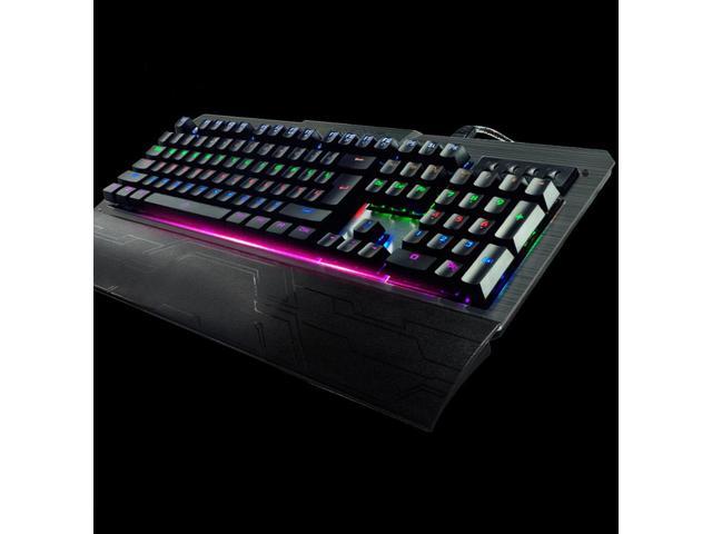 axGear Mechanical Keyboard USB Enhanded Wired Gaming Backlit 3 LED Changeable Color