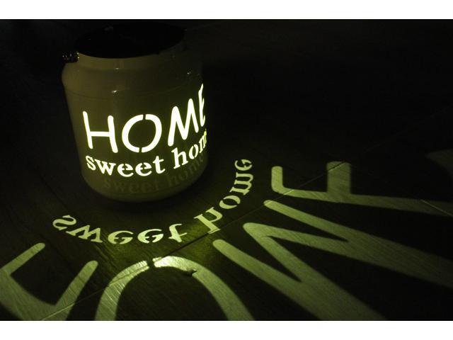 Solar Powered Home Sweet Home Lantern