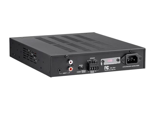 Monoprice Unity Power Amplifier - Black 450 Watt, Bridgeable, Class D, Stereo Speaker Output