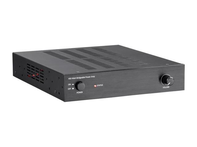 Monoprice Unity Power Amplifier - Black 450 Watt, Bridgeable, Class D, Stereo Speaker Output