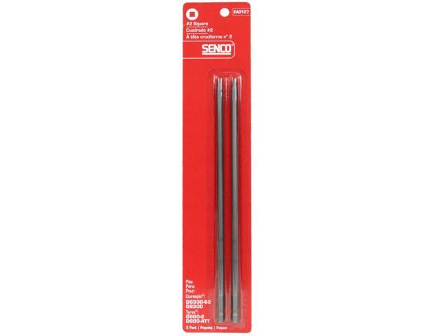 SENCO EA0272 No 2 Square Bit,2 Pieces,1/4' Shank,PK2