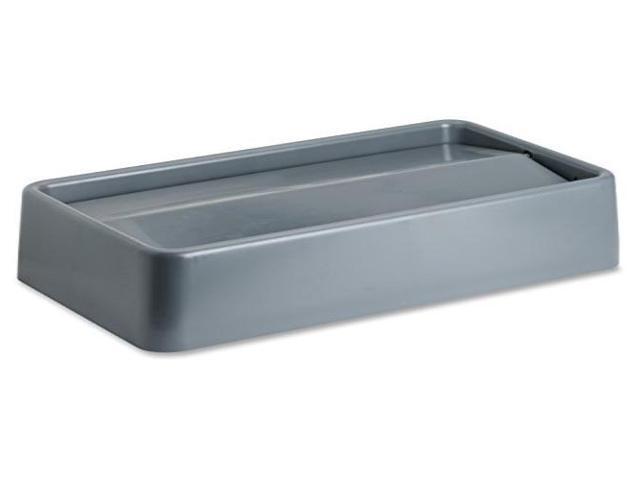 Genuine Joe Swing Lid f/23 Gal. 20-1/4'x11-1/2'x4-5/8' Gray 02343