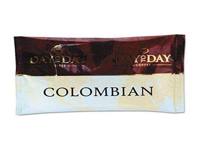 100% Pure Coffee, Colombian Blend, 1.5 oz Pack, 42 Packs/Carton 23001