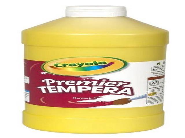 Crayola. 541232034 Premier Tempera Paint, Yellow, 32 oz