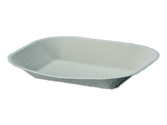 Savaday Molded Fiber Food Tray, 9 X 7, Beige, 250/Bag, 500/Carton
