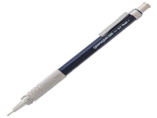 Pentel Graphgear 500 Pencils Refillable .7mm Blue PG527C