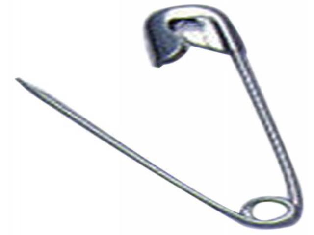 Charles Leonard Safety Pins Nickel-Plated Steel 1 1/2' Length 144/Pack 83150