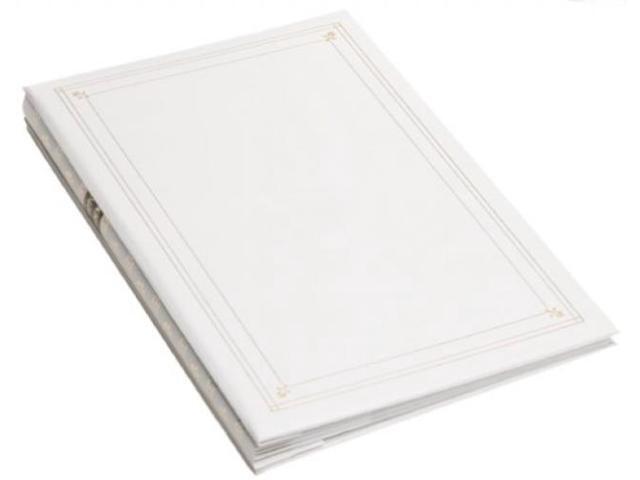 Pioneer Bi-Directional Post Style Memo Pocket Album, White