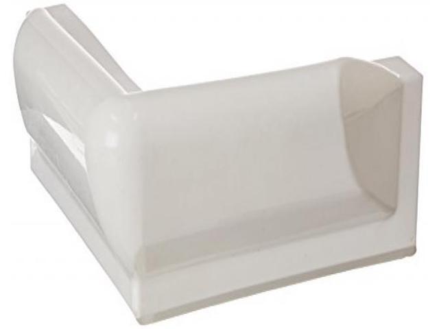 Dock Edge Corner Dockguard - White Corner Dockguard