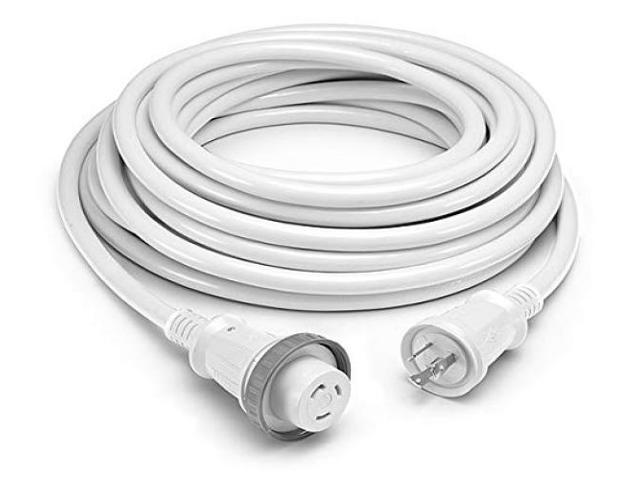 HUBBELL HBL61CM08WLED 30 AMP 50 FOOT CORDSET WITH LED WHITE