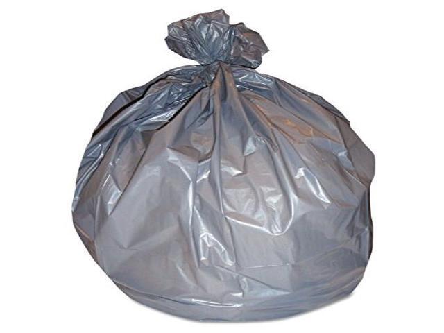 Low-Density Can Liners 40-45 gal 1.7 mil 39 x 46 Silver 50/Carton