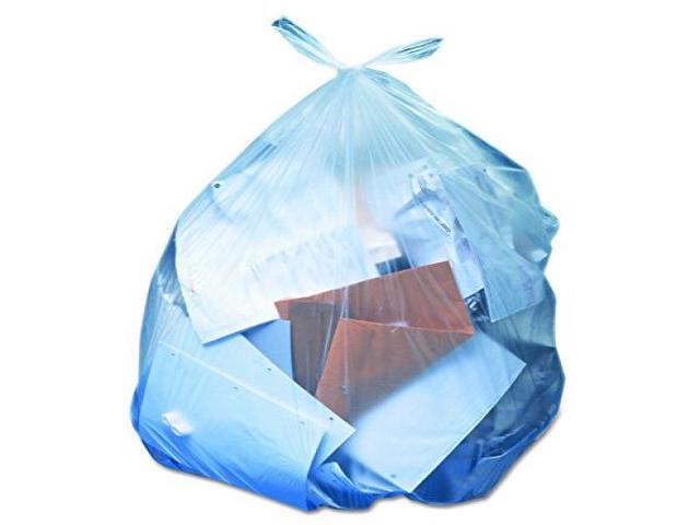 Low-Density Can Liners, 56 gal, 1.1 mil, 43 x 47, Clear, 100/Carton HERH8647SC