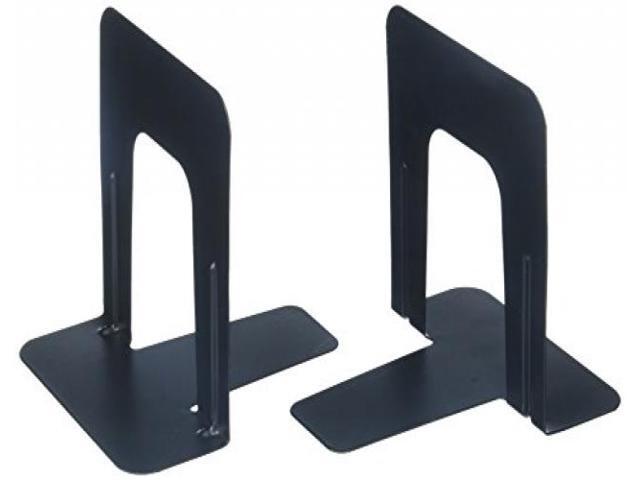 OIC Bookend 5.1' Height x 5' Width x 4.8' Depth - Steel - Black