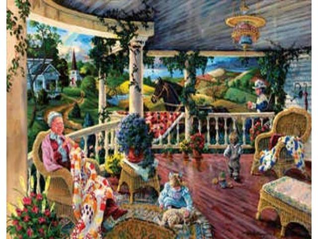 Afternoon with Grandma 1000 Piece Jigsaw Puzzle by SunsOut