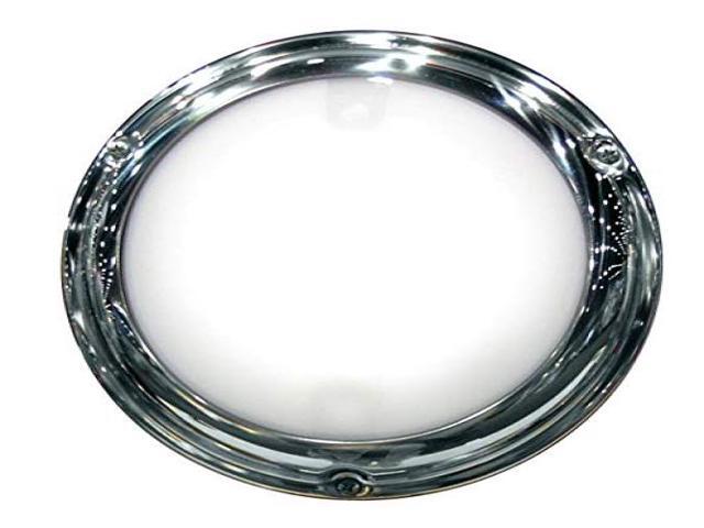 LUMITEC INC 101098 Lumitec touchdome stainless steel dome light - white dimming & red dimming lights