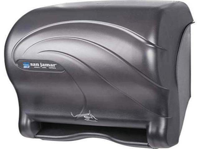 San Jamar - SAN T8490TBK - Oceans Smart Essence Electronic Towel Dispenser, 14.4hx11.8wx9.1d, Black, Plastic