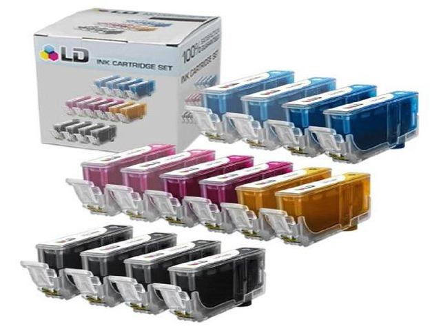 LD Products Compatible Ink Cartridge Replacement for Canon CLI8 (4 Black, 2 Cyan, 2 Magenta, 2 Yellow, 2 Photo Cyan, 2 Photo Magenta, 14-Pack)