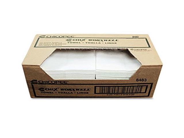 Chix Multipurpose Towel Cloth 13 x 15 White 300/Carton 8483