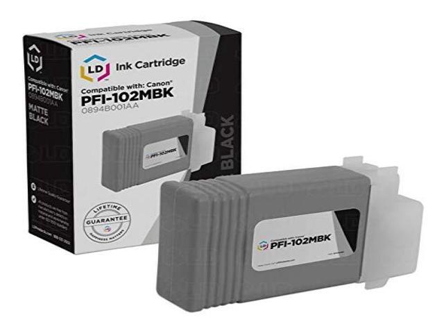 LD Products Compatible Ink Cartridge Replacement for Canon PFI-102MBk 0894B001AA (Matte Black)